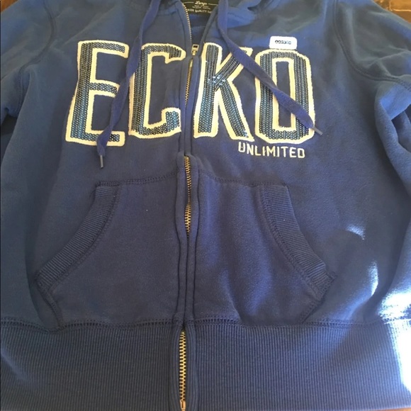 Ecko UNLTD ZIP up Hoodie Jacket, Size Girls Large - Picture 4 of 4